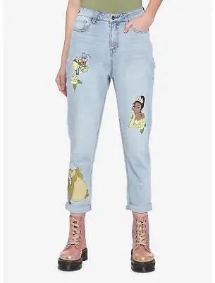 $64.50 • Buy Disney The Princess And The Frog Tiana Mom Jeans Sold Out Hot Topic Size 15 Nwts