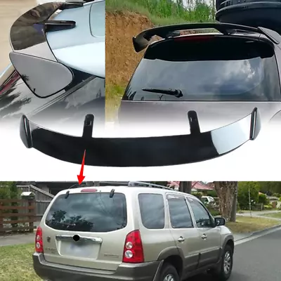 Universal Painted Rear Tailgate Roof Spoiler Window Wing Black For Mazda Tribute • $87.19