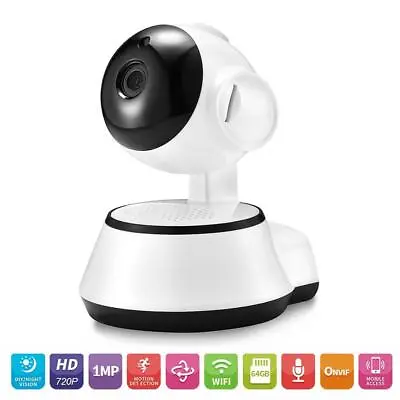 Security Camera Wifi IP 1080P W-Lan Webcam Night Vision Baby Monitor Camara • £21.89