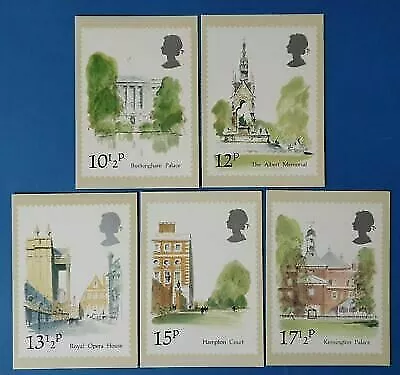 Set Of 5 PHQ Stamp Postcards Set No.43 London Landmarks 1980 CE8 • £3.14