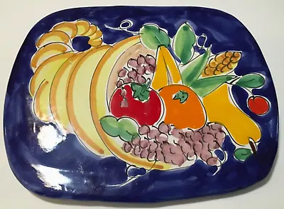 LA Musa Pottery Plaque 9” By 7.5” Vintage La Musa Made In Italy Hand Painted. • $25