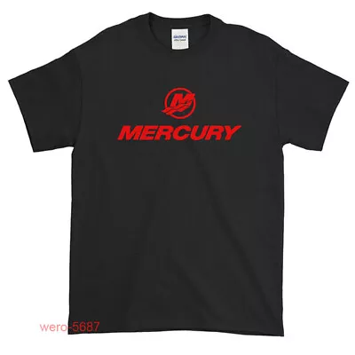 New Mercury Fishing Famous Logo Men's T-shirt USA Size S-XXL • $24.99