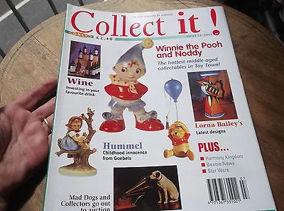 Collectable Magazine Collect It Jul 1999 #25 Hummel Noddy Lorna Bailey Wine • £2.50