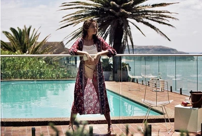 $60 • Buy Arnhem Kauai S Kimono Dress/Duster,  Boho, Hippy, Festival Vgc