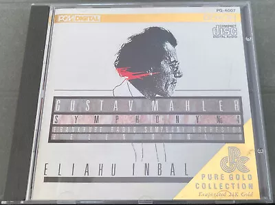 DENON - Gustav Mahler - Symhony No.4 - 24k Gold CD - PG-6007 - Japan 1988 - NM! • £29.74