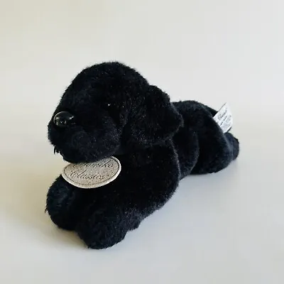 Russ Berrie Yomiko Classics Black Labrador Dog Puppy Soft Toy Animal 10” • £10.25