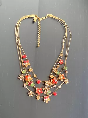 Kate Spade Multi-strand Necklace With Flowers  • $50