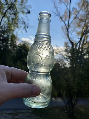 Scarce Vintage Embossed Art Deco Nugrape Soda Bottle Belzoni Mississippi Delta • $44.99