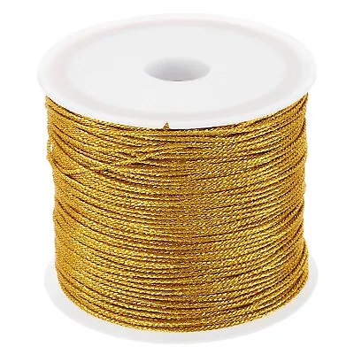 28m/31yards Metallic Cord 1 Roll 0.7mm Dia Ornament String Thread Gold • $6.31