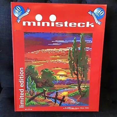 Ministeck Pixel Puzzle 6300 Pcs Rainbow Sunset 18  X 24 NOS Limited Edition • $145