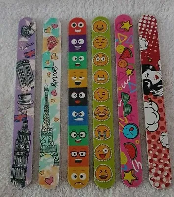 Printed Emery Board Nail Files Double Sided 6 Cityscape And Other Designs • £1.84