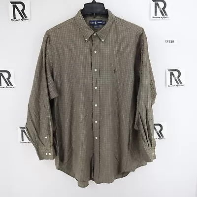 Mens Polo Ralph Lauren Button Down Dress Shirt Size 18 34/35 2XLT XXLT Yarmouth • $23.85