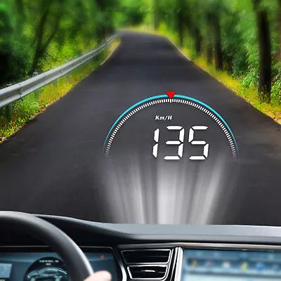  3.5 Inch HUD Projector Head-Up Display Speedometer Over Speed Alarm Warning  • $37.58