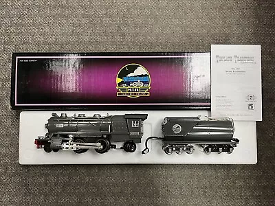 + MTH O Gauge Tinplate Gray W/ Nickel 263E Locomotive & Tender PS.2 10-3015-1 • $679.99