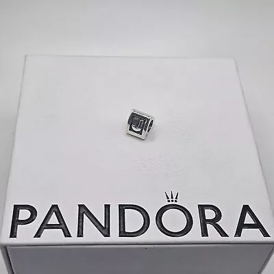 Genuine Pandora Vintage Letter J Alphabet Charm ALE 925 #790323J • £20