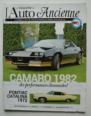 VAQ Magazine April 2016 Camaro 1982 Pontiac Catalina Monarch Meteor Montcalm • $8.69