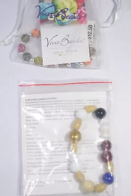 VIVA BEADS Hand Made Beaded Bracelets Gift Packed • $9.99