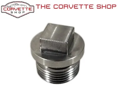 C2 C3 Corvette Rear End Differential Drain Plug - Stainless Steel Coarse Thread • $11.99