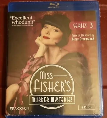 BRAND NEW! Miss Fisher's Murder Mysteries: Series 3 [Blu-ray 2 Discs) FREE SHIP • $14.99