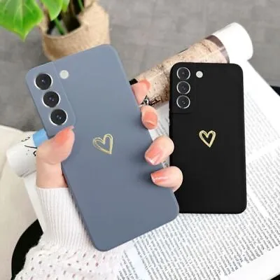 Love Heart Case For Samsung A14 A14 A35 A54 5G Shockproof Silicone Phone Cover • £3.69