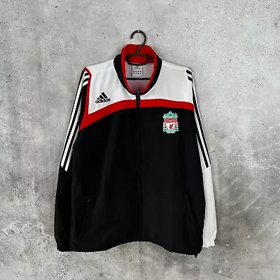 £53.99 • Buy Liverpool 2007 2008 Training Football Jacket Adidas Track Top Jersey Size L