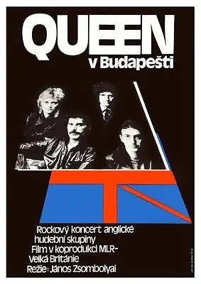 $16.94 • Buy QUEEN *POSTER* Live In Budapest  - Rock Concert Freddie Mercury Brian May
