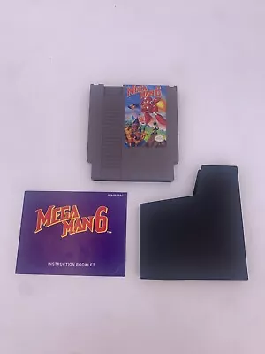 Mega Man 6 (Nintendo Entertainment System NES) With Manual • $87