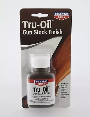 Birchwood Casey Tru-Oil Gun Stock Finish 3oz Bottle • $12.45