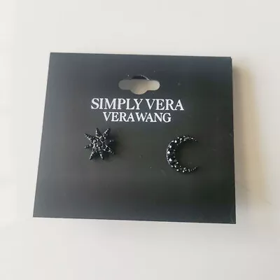 Simply Vera Vera Wang Moon Star Stud Earrings Gift Fashion Women Party Jewelry • $5.25