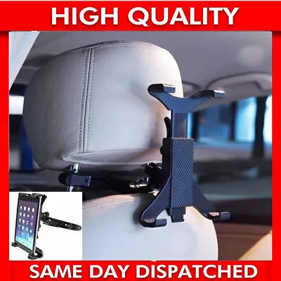Car Back Seat Headrest Mount Tablet Holder Universal For IPad IPhone Phones GPS • £6.95