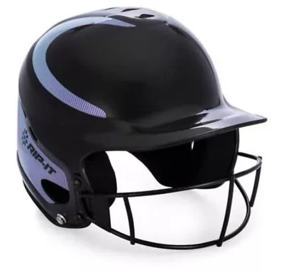 RIP-IT Softball Batting Helmet With Face Shield Black & Pink Size S/M (6-6 7/8) • $19.99
