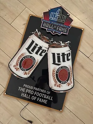 Miller Lite X Pro Football Hall Of Fame LED Neon Beer Sign BUDWEISER CORONA • $269.99