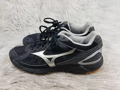 MIZUNO WAVE SUPERSONIC Black Athletic Sneakers Size 8.5 / 39 • $22.99