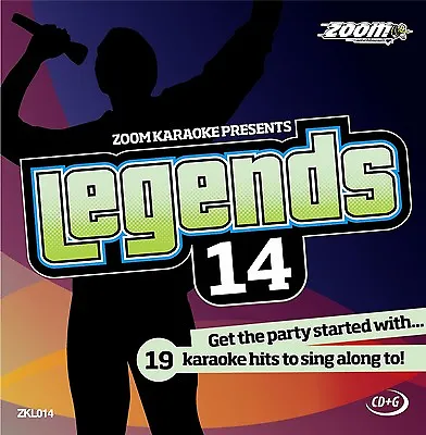 £4.85 • Buy Zoom Karaoke Legends 14 (ZKL014) CD+G Disc- 19 Female Hits