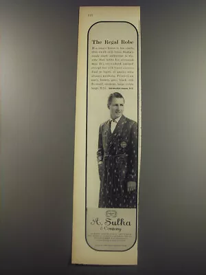 1956 A. Sulka Robes Ad - The Regal Robe • $19.99
