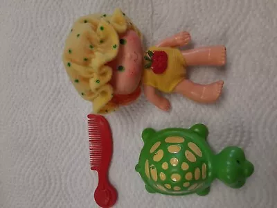 Vintage 1979 Strawberry Shortcake Doll Apple Dumpin & Tea Time Turtle • $12