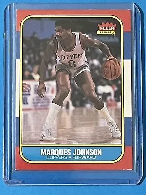 1986-87 Fleer Basketball #54 Marques Johnson • $4.39