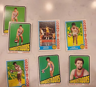 Topps ABA Basketball Cards - Assorted San Diego Conquistadors (early 1970's) • $2.99