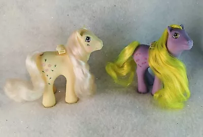 Vintage My Little Ponies Flutter Ponies Gen 1 Rose Dust & Yum Yum • $8.99