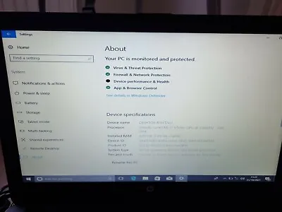 HP 250 Laptop G5 Notebook Intel Core I5-6200U 2.8GHz 8GB Ram 256GB SSD Win10Pro  • £70