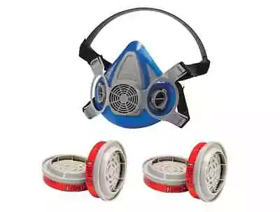 MSA 815444 200LS Half Mask Respirator & 2 Pair MSA 815369 Filters Combo MEDIUM • $43.95