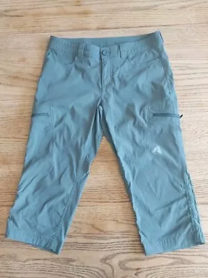 Eddie Bauer First Ascent Capri Pants Womens Petite 6 Cargo Outdoor Hiking • $16.95