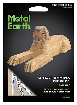 Fascinations Metal Earth Giza Plateau GREAT SPHINX OF GIZA 3D Model Kit 1:405 • $18.95
