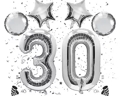 GIANT 40  Number Balloons Plus Foil Balloons Party Pack Decorations Birthday • $4.72