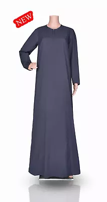 £14.99 • Buy Plain Abaya UK Sizes 8 - 28 - Length 48 - 62  Dress Burqa Kaftan Farasha Jilbab