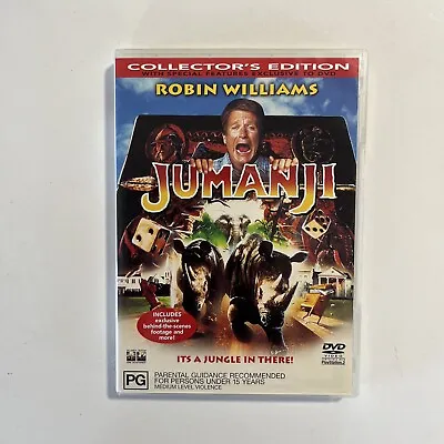 Jumanji (DVD. 1995) Collectors Edition Robin Williams Kirsten Dunst Region 4 • $4.50