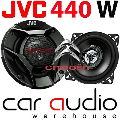 Citroen Berlingo 1996 - 2002 JVC 10cm 440 Watts 2 Way Front Dash Car Speakers • £22.99