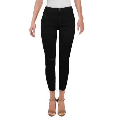 J Brand Womens 835 Black Denim Destruct Mid-Rise Skinny Jeans 30 BHFO 6341 • $25.99