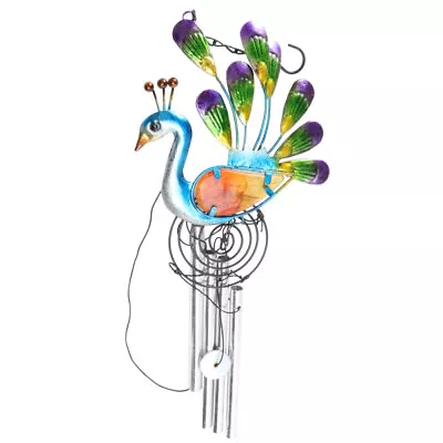  Peacock Wind Chimes Hanging Windbell Tube At Home Decor Vintage • $10.44