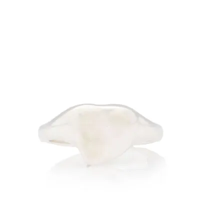 Tiffany & Co. Elsa Peretti Sterling Silver Full Heart Ring - Size 6 1/2 • $280